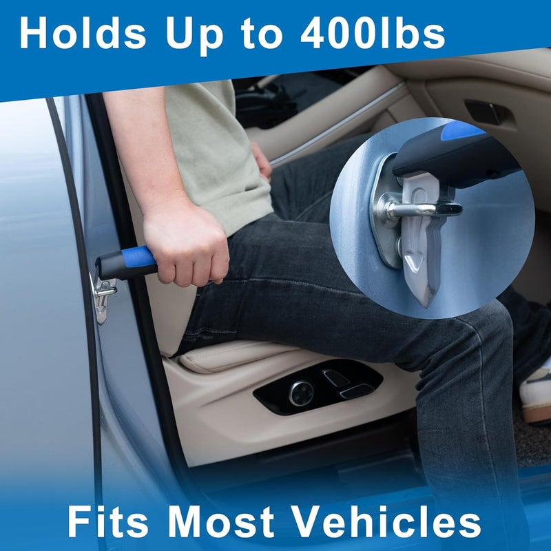 Husfunov Car Door Handle for Elderly, Car Handle Assist Support for Handicapped, Portable Auto Cane for Seniors, Multifunctional Vehicle Door Latch Handles, Car Gadgets for Disabled Drivers - Image 4